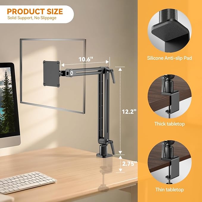 Feising Portable Monitor Stand Desk Mount - Image 2