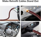 AGPTEK Cable Sleeve Cover, 10ft - Image 3