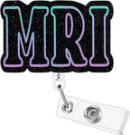 MRI Technologist Badge Reel | Retractable ID Card Badge Holder | Name Tag by BVIIE