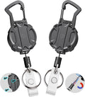 Autonomier 2Pack Heavy Duty Retractable Keychain, Unbreakable Embedded Body by Autonomier