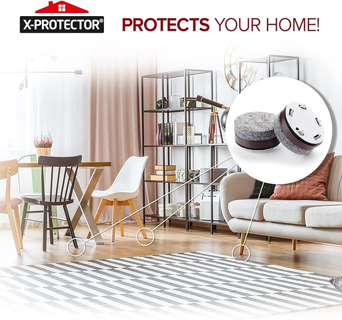 Felt Furniture Pads X-Protector 16 PCS - Image 7