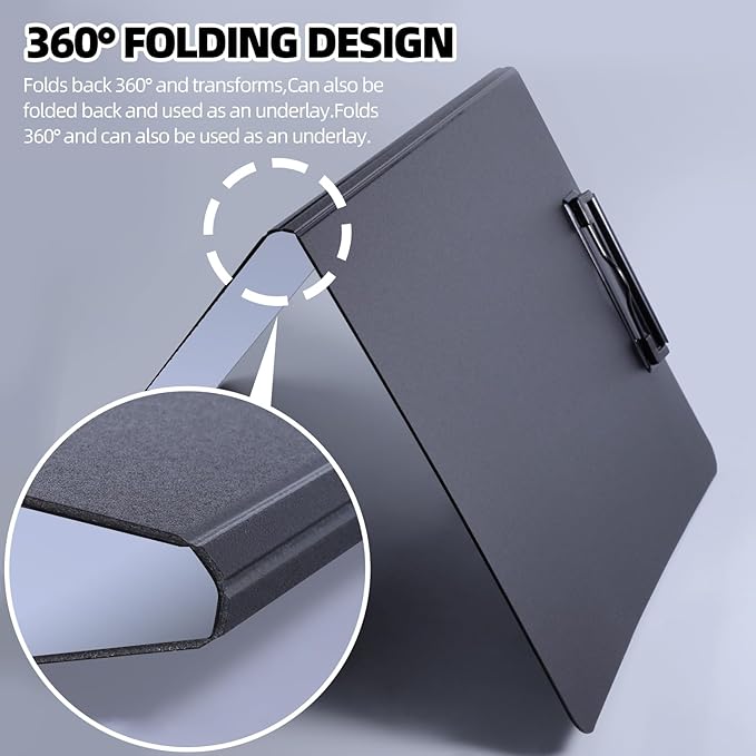 FRETONBA Clipboard Folder, A4 Foldable Clipboard - Image 5