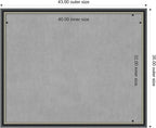 Amanti Art Black Framed Magnetic Board 35x43 X-Large Vision Board - Image 4