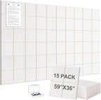 G Gamit Large Felt Wall Tiles Bulletin Board 59”x36”, Large Cork Board