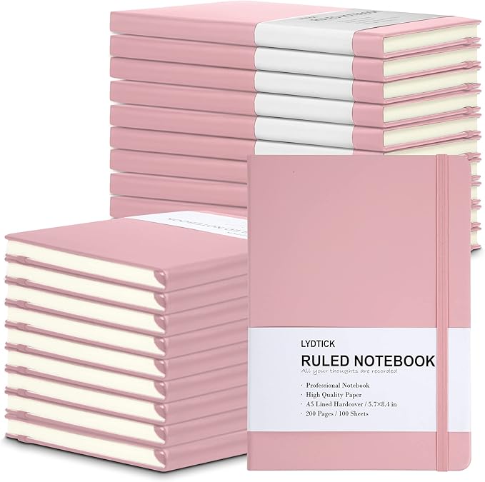 LYDTICK 20 Pack Journals for Writing College Ruled Notebooks Journal in Bulk by LYDTICK