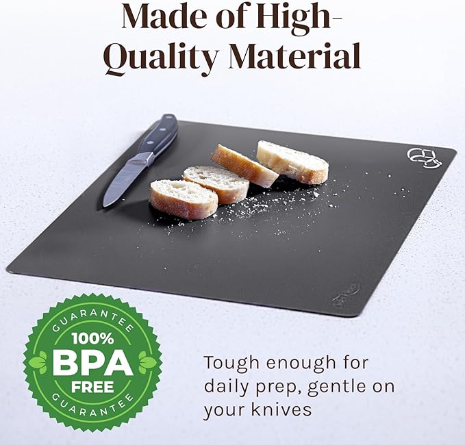 Cooler Kitchen Extra Thick Flexible Cutting Mat Set - Image 6