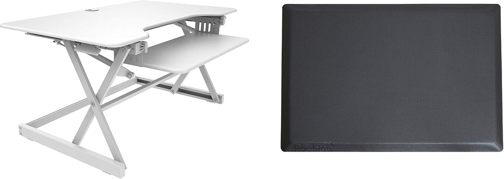 Rocelco 40" Large Height Adjustable Standing Desk Converter