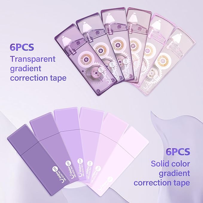 Unjoo White Correction Tape, For school, Office Workers - Image 2