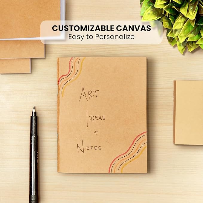 Lined Kraft Journals Bulk Set, 24 Pack 8.5x11 Inch, 48 Pages Each – A4 Writing - Image 2