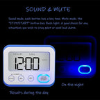 Digital Kitchen Timer Magnetic Loud Alarm, Large LCD Screen Silent/Beeping - Image 3