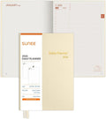 SUNEE 2026 Daily Planner A5 Hardcover – Hourly Schedule Organizer by SUNEE