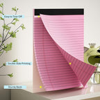 2 Pack Legal Pads 8.5 x 11 Pink Note Pads 8.5 x 11 Purple Notepad 8.5 x 11 - Image 3