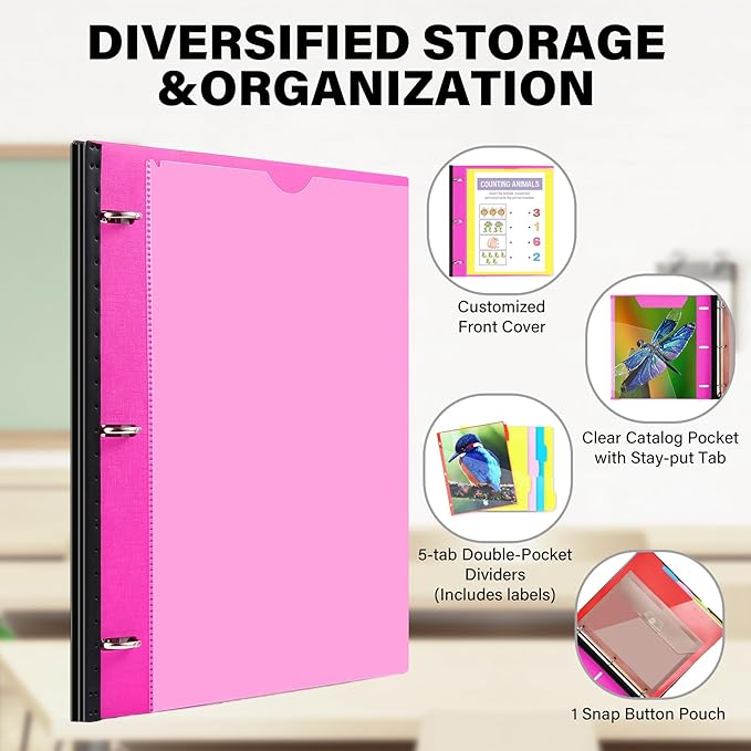WOT I Telescoping Project Organizer, Refillable Binder - Image 5