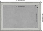 Amanti Art Silver Framed Magnetic Board 19x27 Medium Vision Board - Image 3