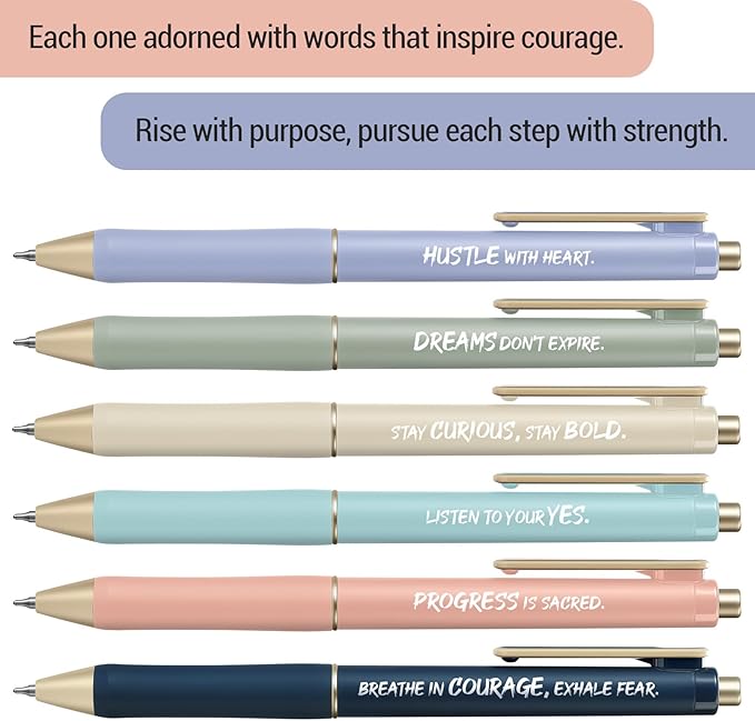 Taja Gel Pens, 0.5mm Fine Point Smooth Writing Pens - Image 2
