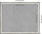 Amanti Art Silver Framed Magnetic Board 17x21 Small Vision Board - Image 4