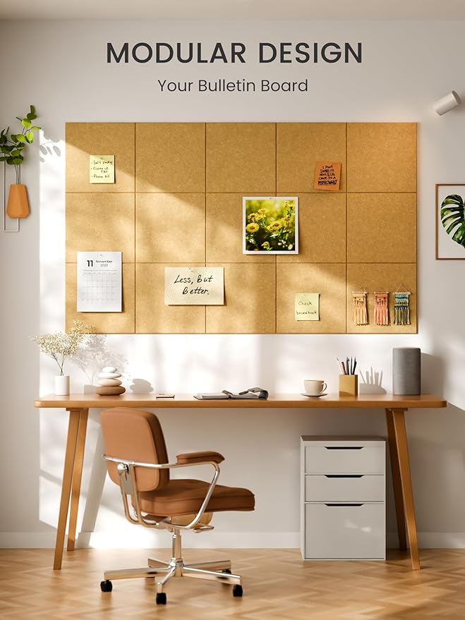Bumusty Large Cork Board 47"x35" Alternative - Image 6