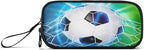 BOENLE Soccer Football on Field Pencil Case Box Boys Girls Large Pencil Pouch - Image 8