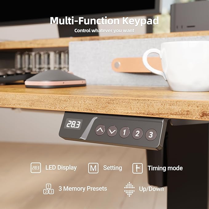 Claiks Electric Standing Desk - Image 8