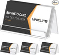 Uniclife 4 Pack Acrylic Business Card Holder by UnicLife