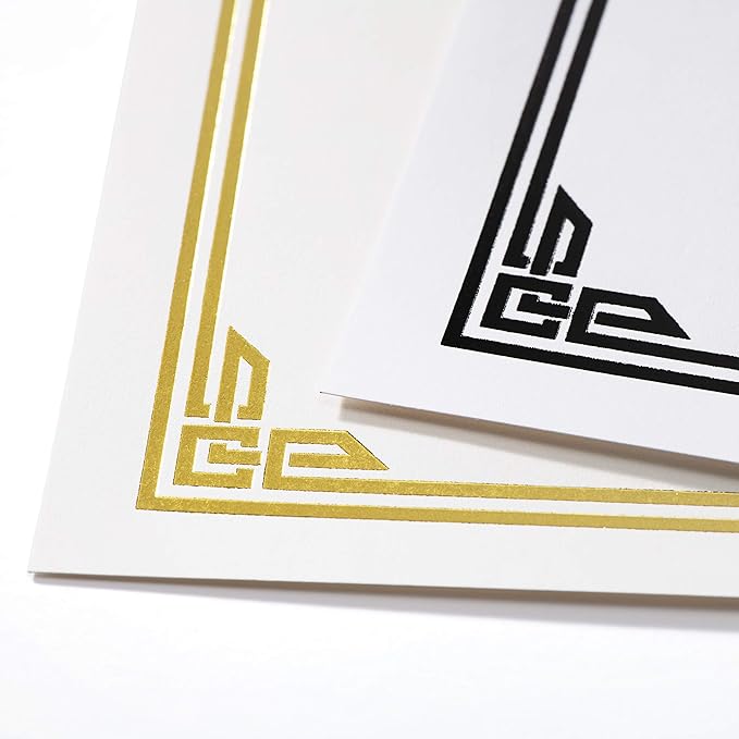 PaperDirect Black on White Classic Specialty Certificates, 8½ x11, Foil Accents - Image 3