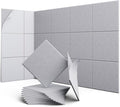 UNECHO 12 Pack 12" X 12" X 0.4" Acoustic Panels by UNECHOACOUSTIC