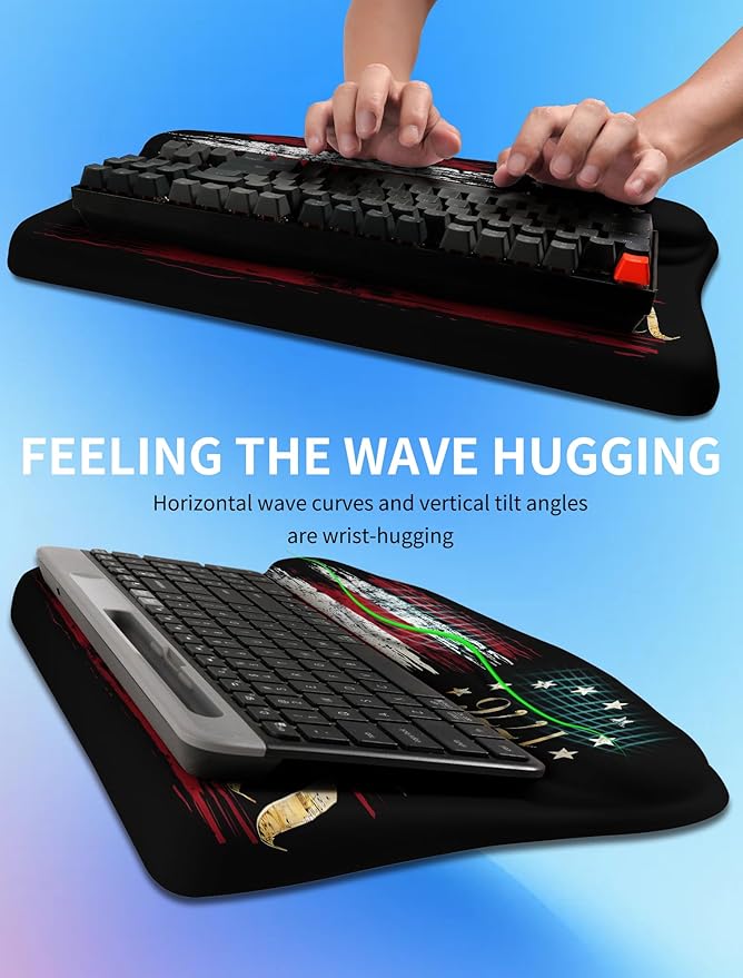 KUOSGM Ergonomic Wave Wrist Rest - Image 4