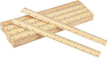 144 Packs Wooden Rulers, 12 Inch Double Sided Wood School Ruler by GNIEMCKIN