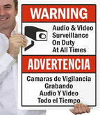 SmartSign 24 x 18 inch “Warning - Image 4