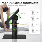 Vondynote Set of 2 Tablet Stand Holders Desktop Stands Angle Height Adjustable - Image 3