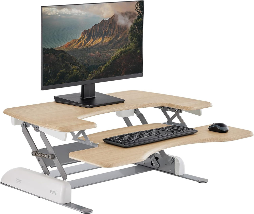 Vari VariDesk Pro Plus 36 Standing Desk Converter – 11 Height Settings + Spring