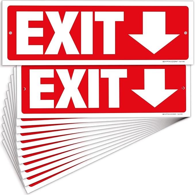 iSYFIX Exit Signs by iSYFIXPREMIUMSIGNS