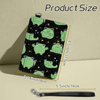 BWEGRHE Small Travel Wallets, Princess Frog Slim Minimalist Front Pocket Wallet - Image 2