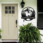 Dyoart Personalized Bear Metal Cabin Sign | Custom Signs Outdoor Metal | Cabin - Image 5