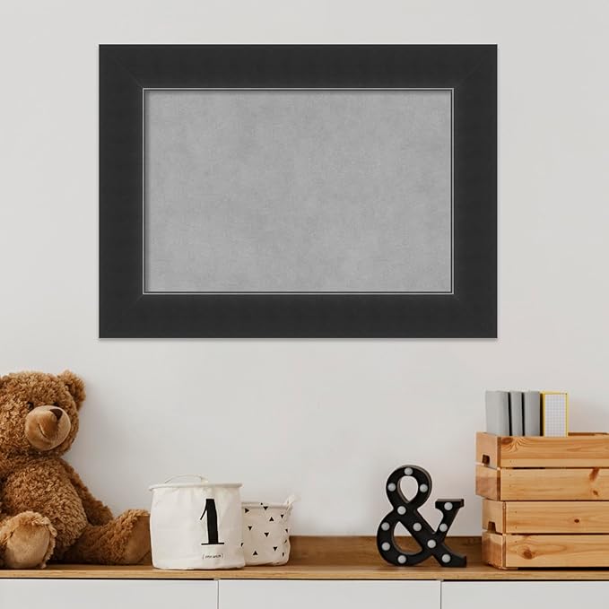 Amanti Art Black Framed Magnetic Board 17x23 Small Vision Board - Image 5