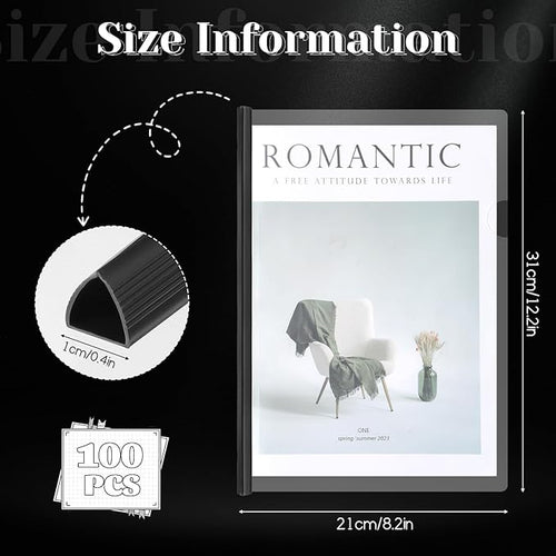 100 Pack Clear Report Covers - Image 2