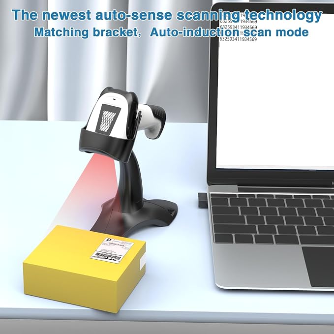 Laser Wireless Handheld Barcode Reader - Image 3
