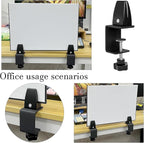 Jhanw Desk Divider Clamp For 1/8" To 0.51" Panel, Adjustable Desk Partition - Image 7