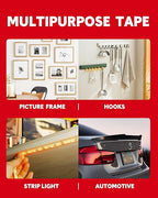 HitLights Double Sided Tape Heavy Duty, 1/2 in x 50 ft, Adhesive Mounting Tape - Image 6