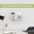 EasyPAG Single Pocket Wall File Organizer, Mesh Hanging File Folder Organizer - Image 4