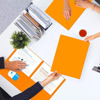 Two Pocket Folders, PANDRI 50 Pack 2 Pocket Folders, Letter Size Paper File - Image 7