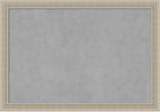 Amanti Art Silver Framed Magnetic Board 28x40 Large Vision Board by AmantiArt