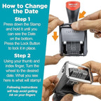 MaxMark Heavy Duty Date Stamp, Large Date Size - Image 5