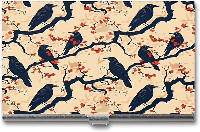 haigof Crow Business Card Holder Business Card Case Metal Business Card by Unknown