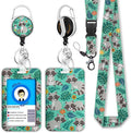 Raccoon Lanyards for Id Badges, Cute Badge Reel Heavy Duty by Giancomics