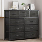 LUMTOK 10-Drawer Dresser, Fabric Dressers Drawers - Image 7