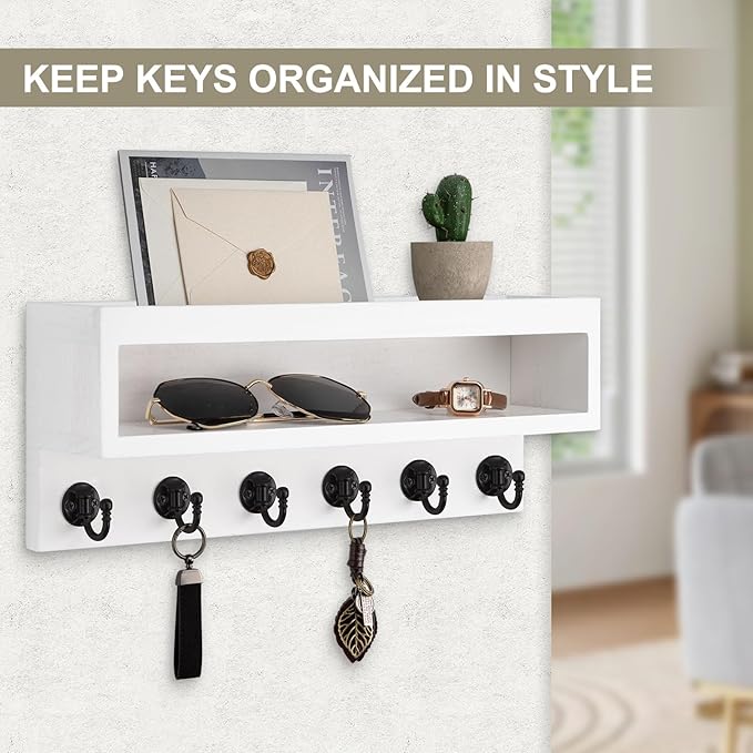 Lucundm Key and Mail Holder Wall Mount, Key Hanger - Image 3