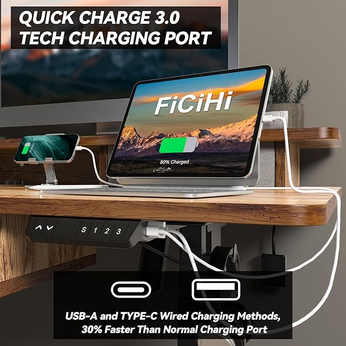 FiCiHi Adjustable Height Standing Desk - Image 5