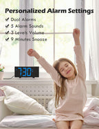 projection alarm clock with fm radio, digital clock, package contents