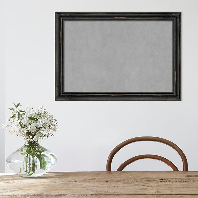 Amanti Art Black Framed Magnetic Board 19x27 Medium Vision Board - Image 5